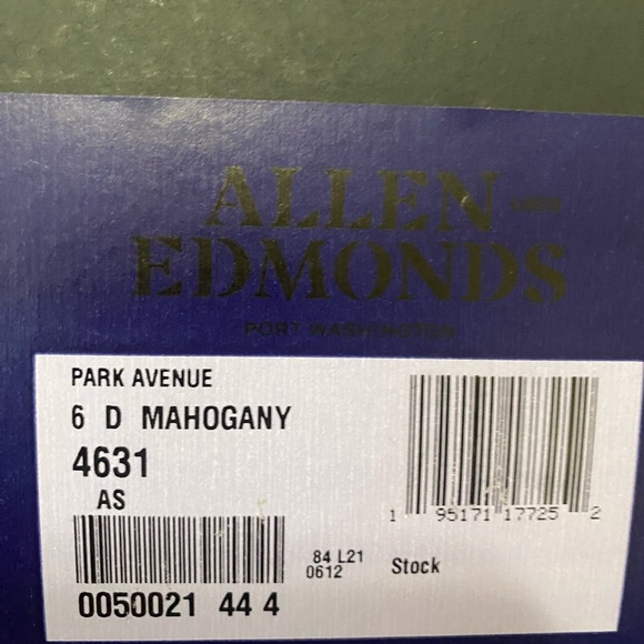 Allen Edmunds Park Avenue Oxford men’s Size 6 Brand New - Picture 4 of 6